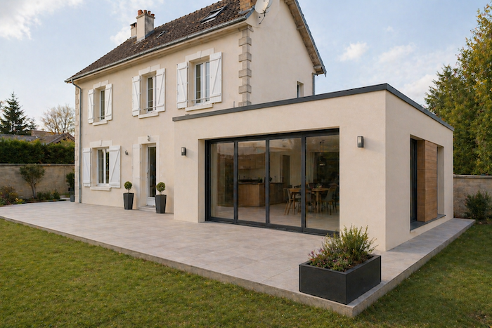 Avant — plan de construction