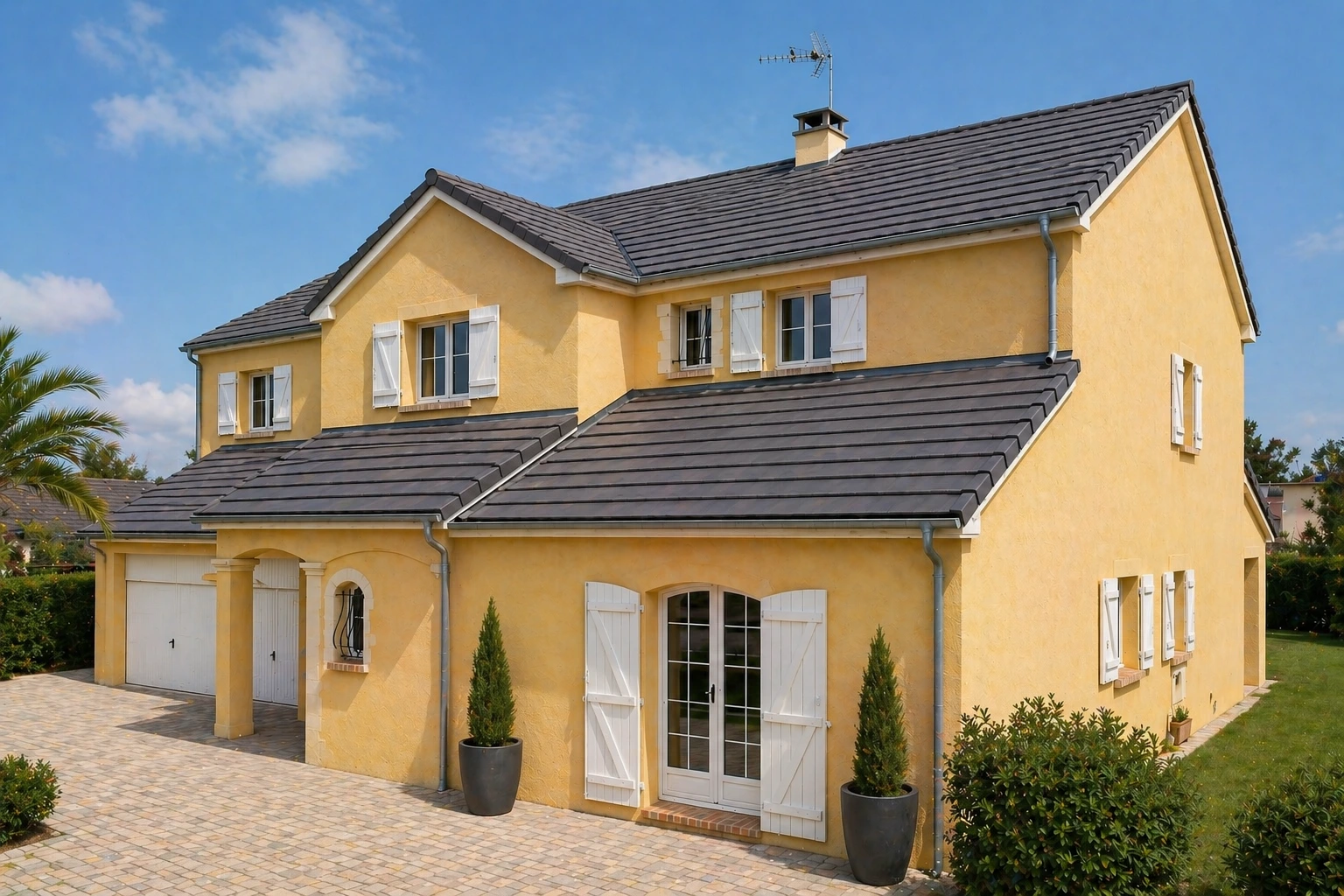 Avant — rénovation extérieure
